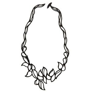 Batucada Drops black NEW necklace Tattoo look Vegan Eco Friendly